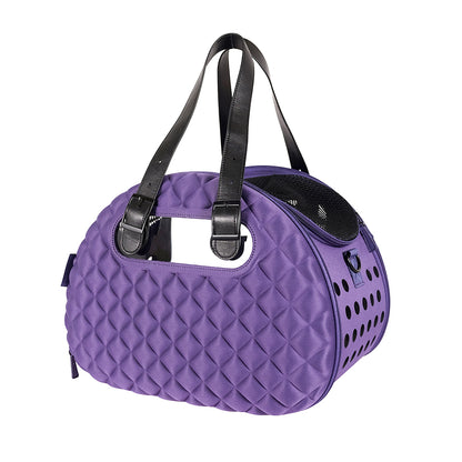 Diamond Deluxe Pet Carrier - Purple by Ibiyaya