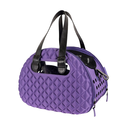 Diamond Deluxe Pet Carrier - Purple by Ibiyaya