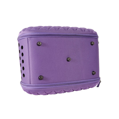 Diamond Deluxe Pet Carrier - Purple by Ibiyaya