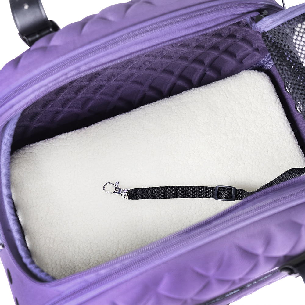 Diamond Deluxe Pet Carrier - Purple by Ibiyaya