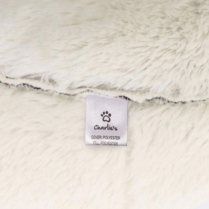 Charlie's Snookie Hooded Pet Bed Faux Fur (Arctic White)