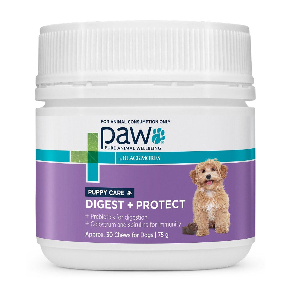 Paw Digest + Protect Chews for Puppies (75g)