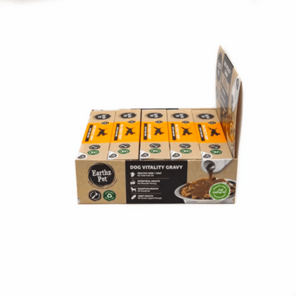 Earthz Pet Vitality Gravy Free Range Chicken 5 Pack (5 x 35ml) Toy and Small Dogs