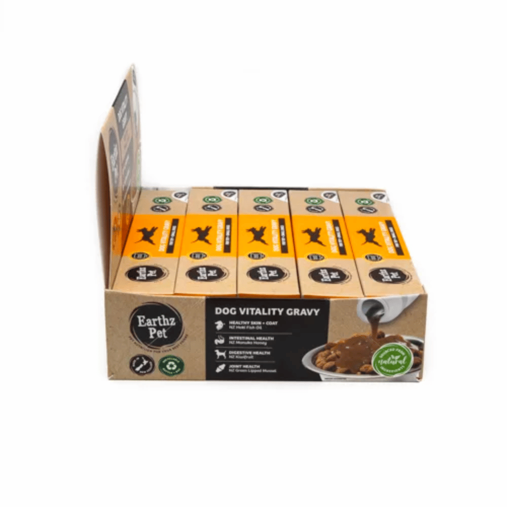 Earthz Pet Vitality Gravy Free Range Chicken 5 Pack (5 x 35ml) Toy and Small Dogs