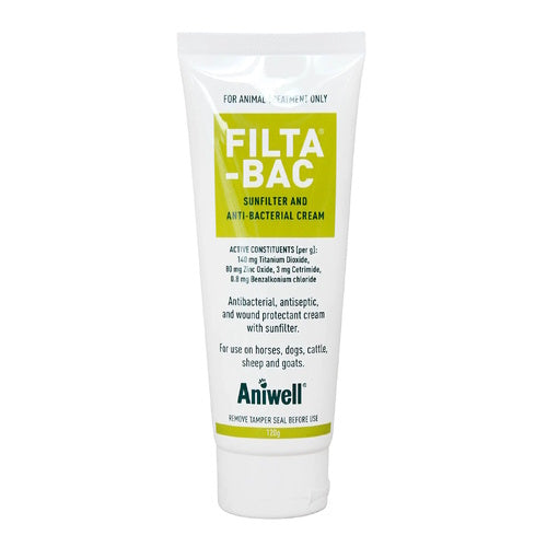 Filta-Bac Sunscreen and Anti-Bacterial Pet Cream 120g