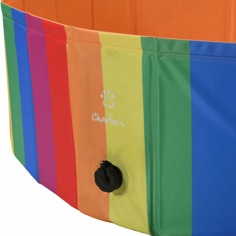 Charlie's Portable Pet Pool Rainbow Pride