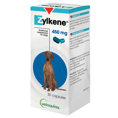 Zylkene Nutritional Supplement for Dogs - 30 Capsules