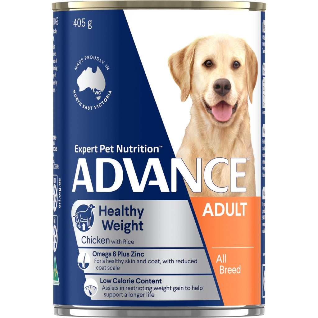 Advance Wet Food Tins Adult Dog Healthy Weight