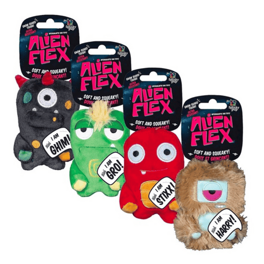 Alien flex dog clearance toy