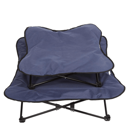 Charlie's Foldable Outdoor Camping Pet Bed (Blue)