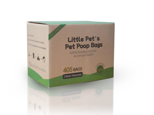 Little Pet World's Dog Home Compostable Biodegradable Poop Bag (27 Rolls Unscented)