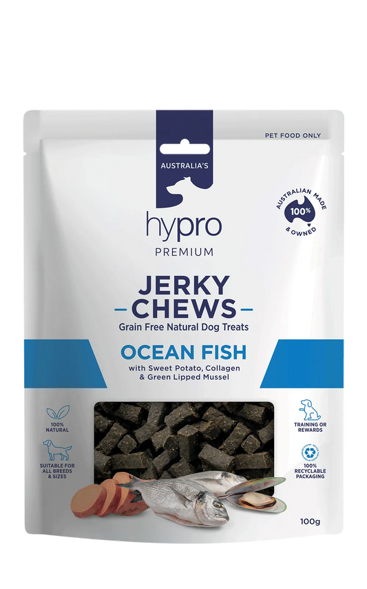 Hypro Premium Jerky Chews Ocean Fish 100g