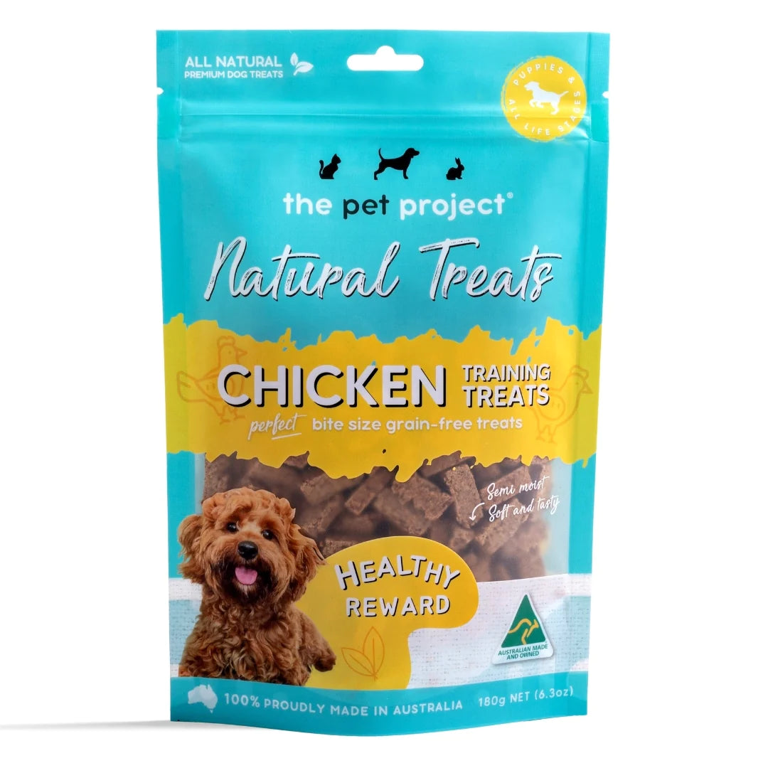 The Pet Project Natural Treats Chicken Training Treats (180g)