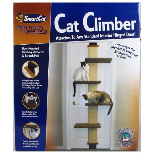 Smartcat Over-The-Door Cat Climber Scratch Tower