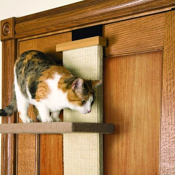 Smartcat Over-The-Door Cat Climber Scratch Tower