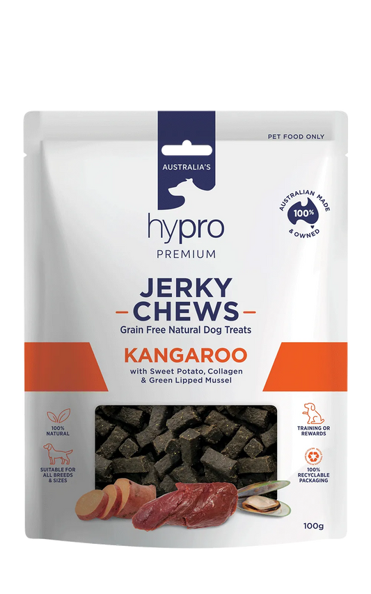 Hypro Premium Jerky Chews Kangaroo 100g