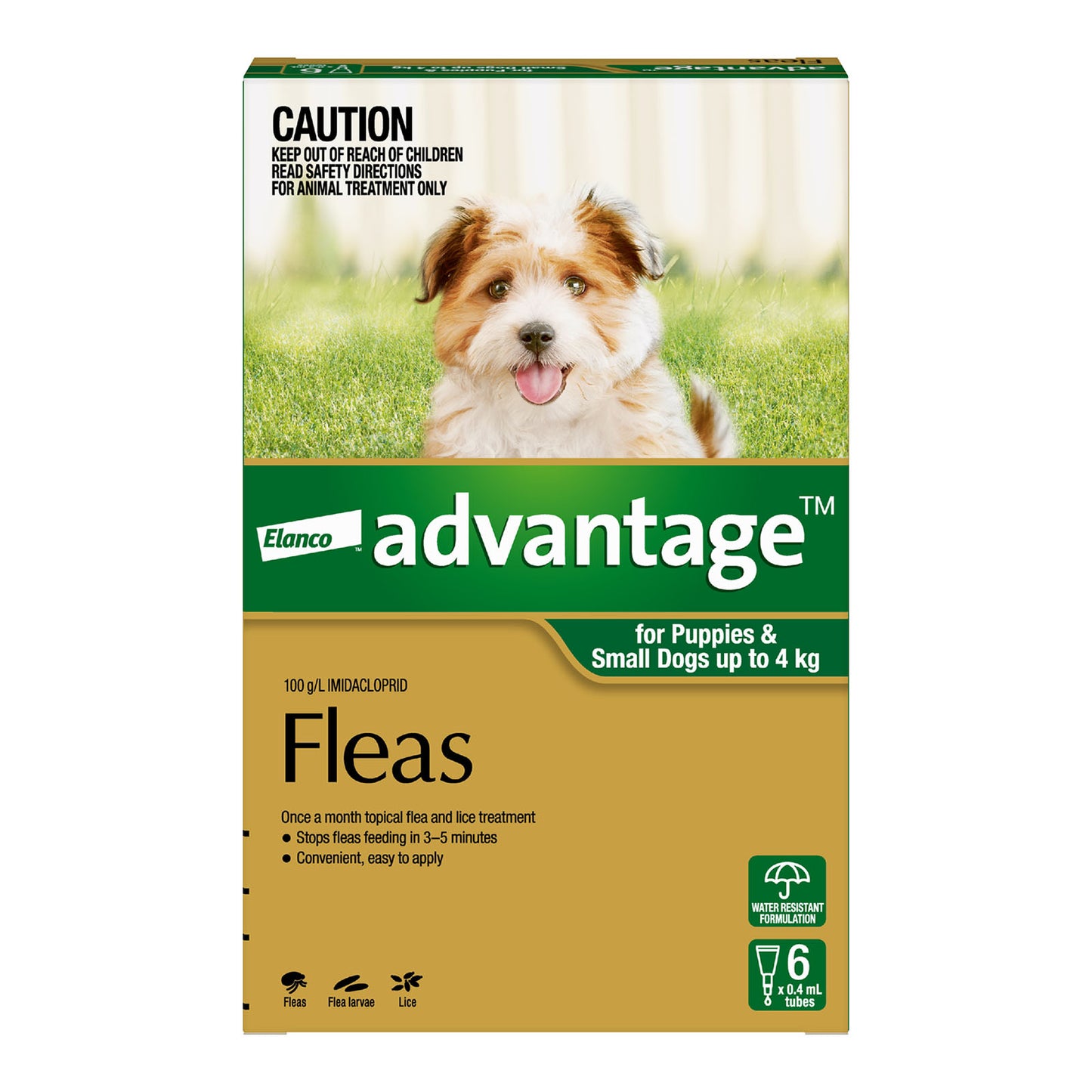 Advantage Dogs under 4kg - 6's