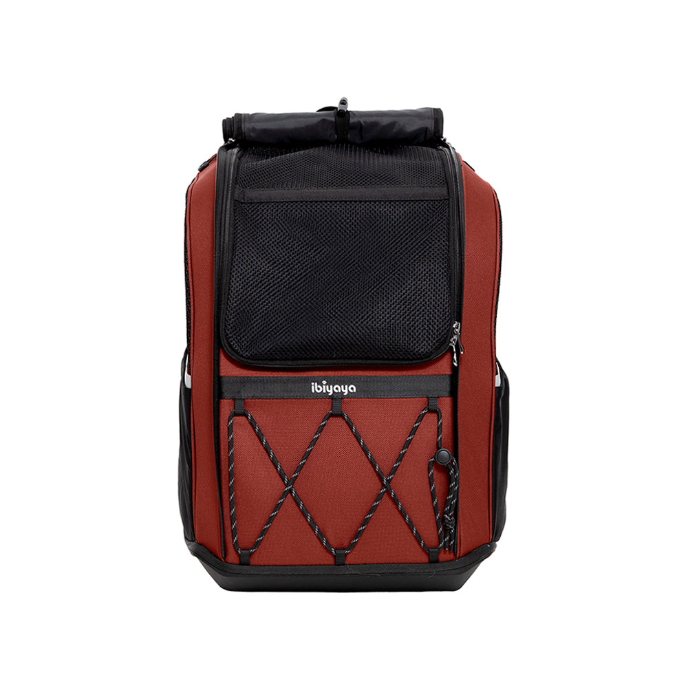 Ibiyaya Champion Large Dog Carrier Backpack - Maroon