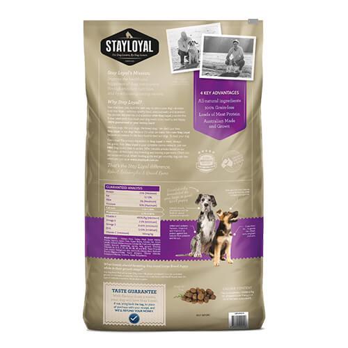 Stay Loyal Large Breed Puppy GRAIN FREE (13kg)