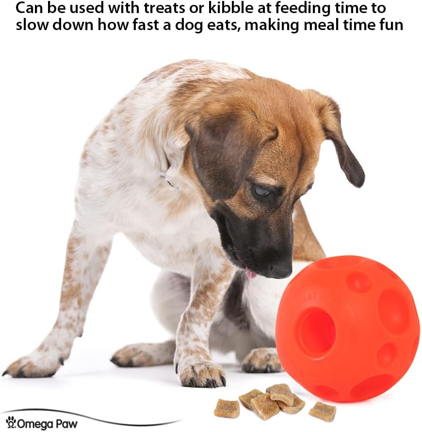 Omega Paw Extreme Treat Ball Treat & Food Dispensing Toy for Dog