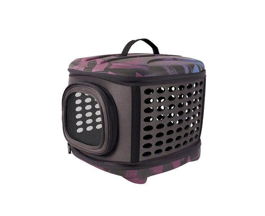 Ibiyaya Collapsible Travelling Pet Carrier for Cats & Dogs - Stardust