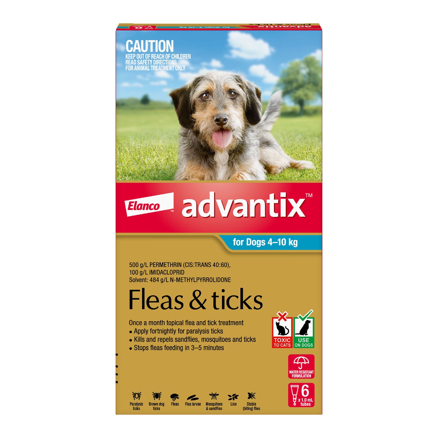 Advantix Dog 4-10kg 6's