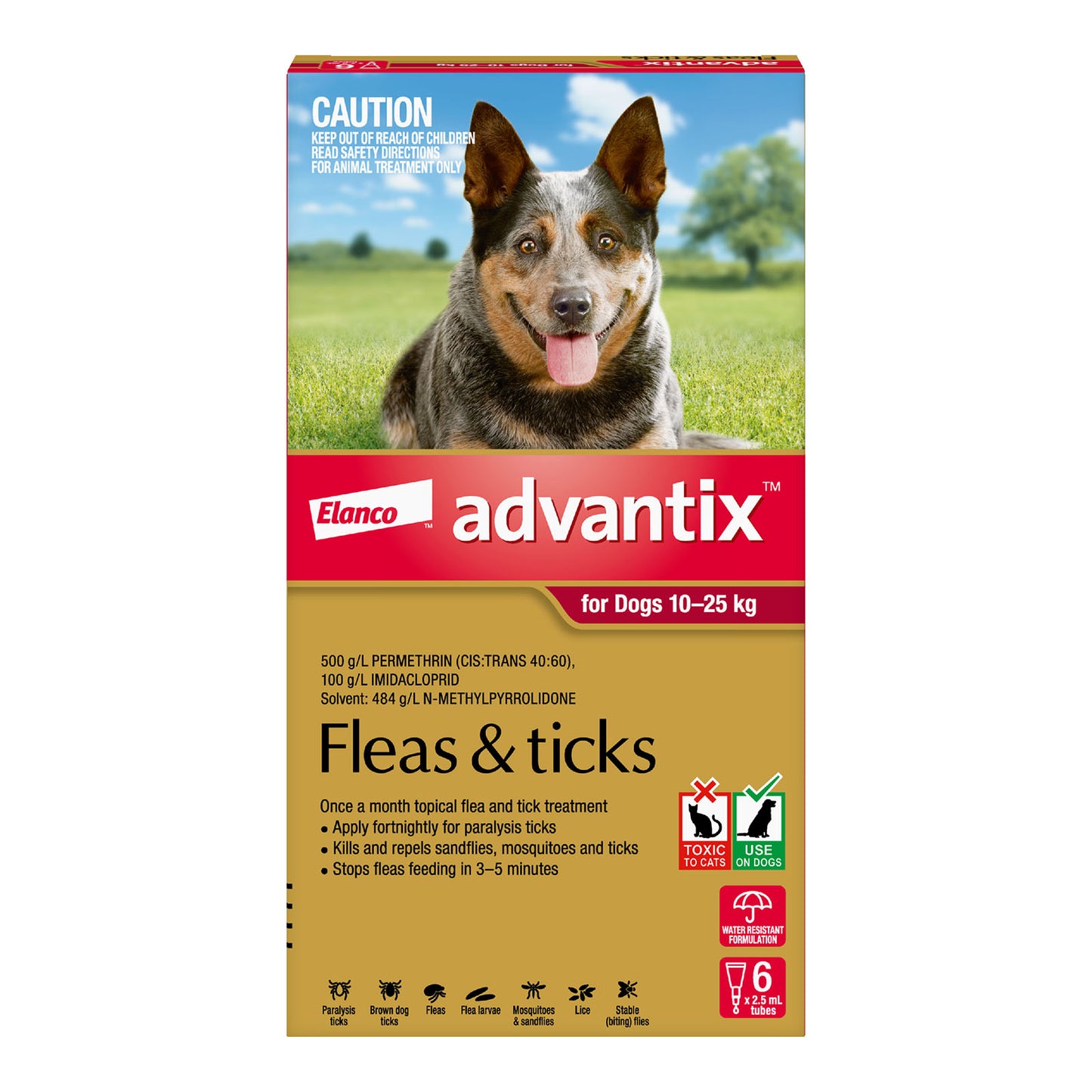 Advantix Dog 10-25kg 6's