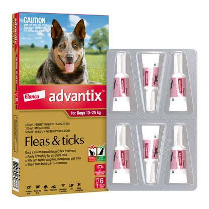 Advantix Dog 10-25kg 6's