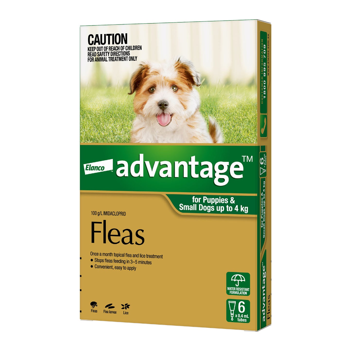 Advantage Dogs under 4kg - 6's