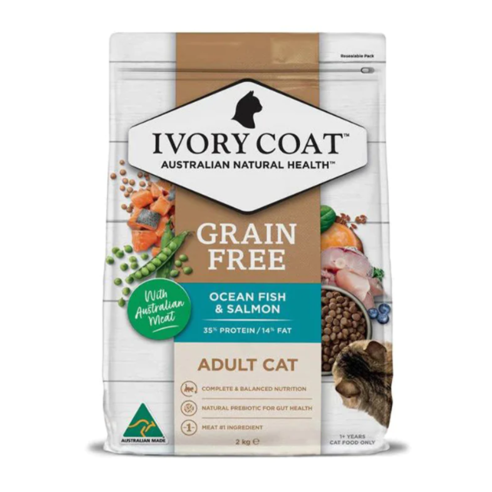 Ivory Coat Grain Free Ocean Fish & Salmon Adult Cat Dry Food