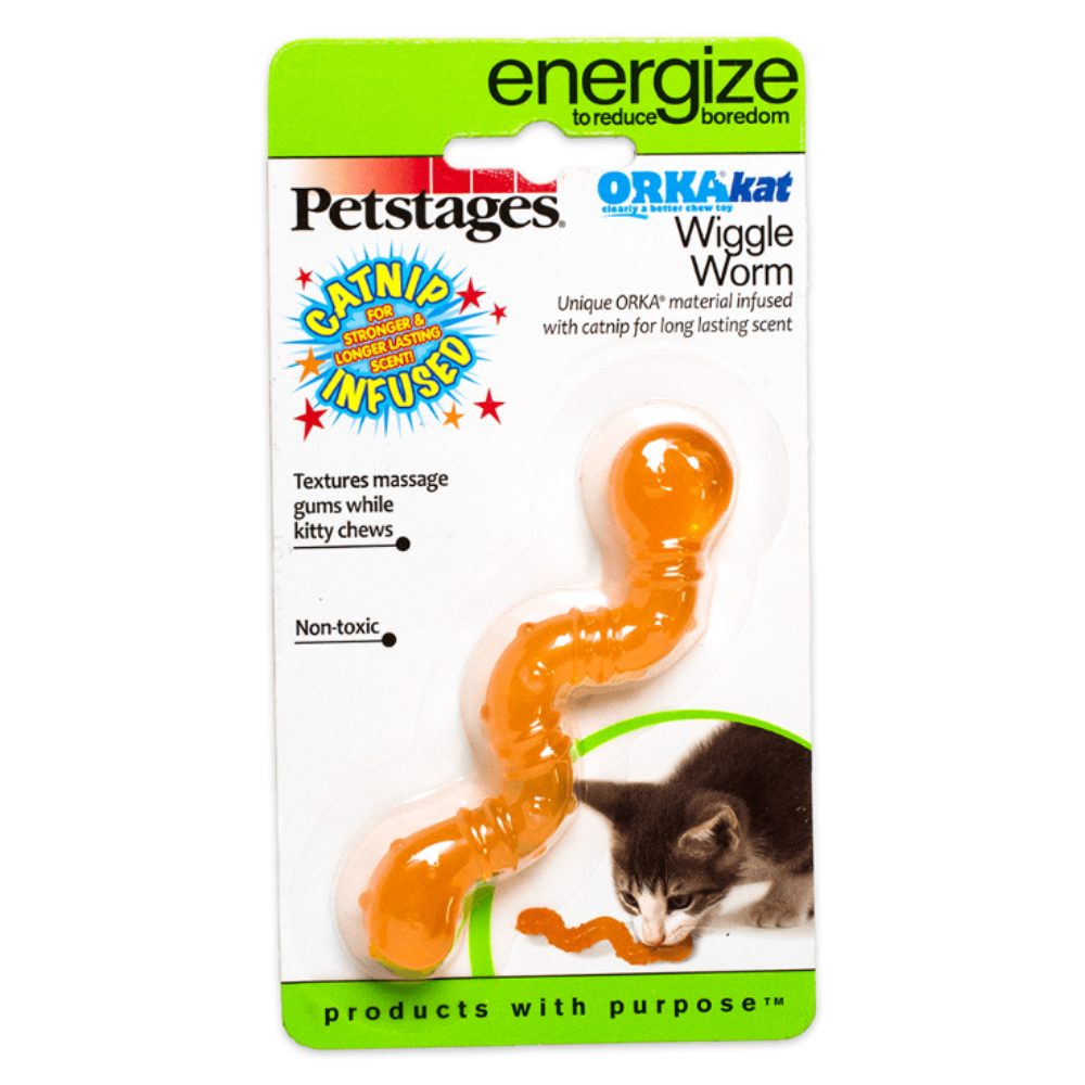 Petstages OrkaKat Wiggle Worm