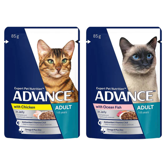 Advance Pouches Adult Cat Multi Pack in Jelly (12 x 85g)