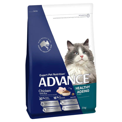 Advance Adult Cat Healthy Ageing Chicken with Rice (3kg)