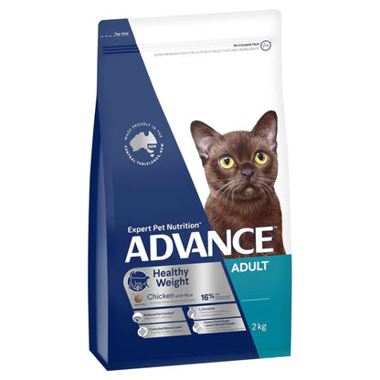 Advance Adult Cat Healthy Weight Chicken with Rice (2kg)