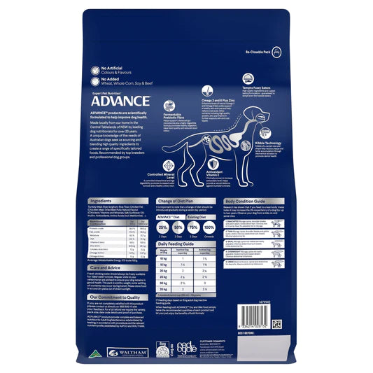 Advance Adult Dog Medium Breed Turkey (15kg)