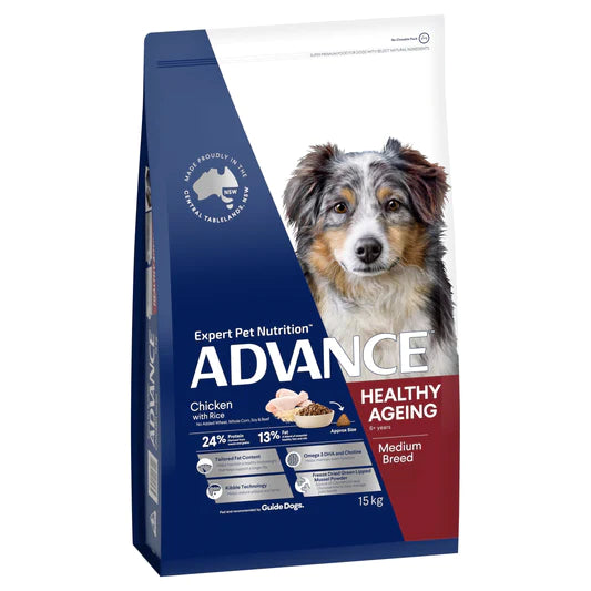 Advance Adult Dog Medium Breed Healthy Ageing (15kg)