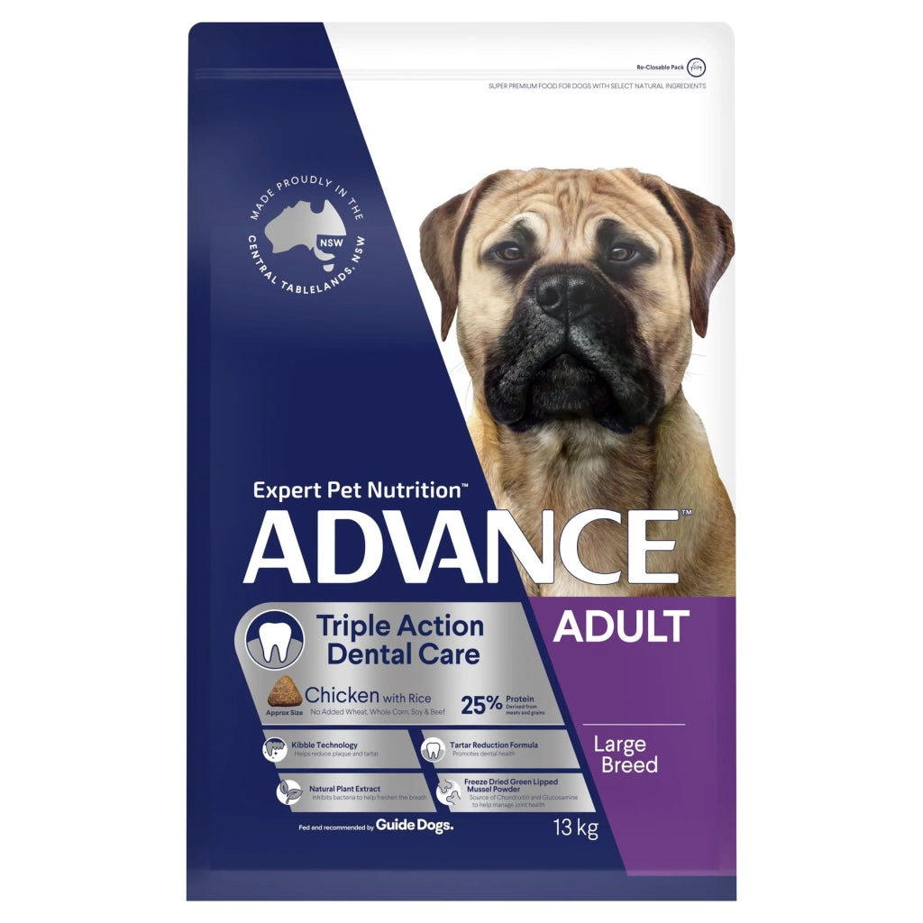 Advance Adult Dog Large Breed Triple Action Dental Care (13kg)