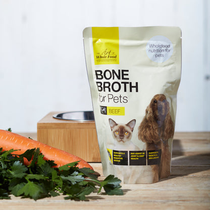 Art Of Whole Food Beef Bone Broth For Pets 500G - Carton of 8