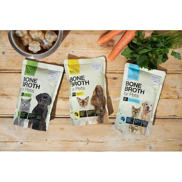 Art Of Whole Food Lamb Bone Broth For Pets 500G - Carton of 8