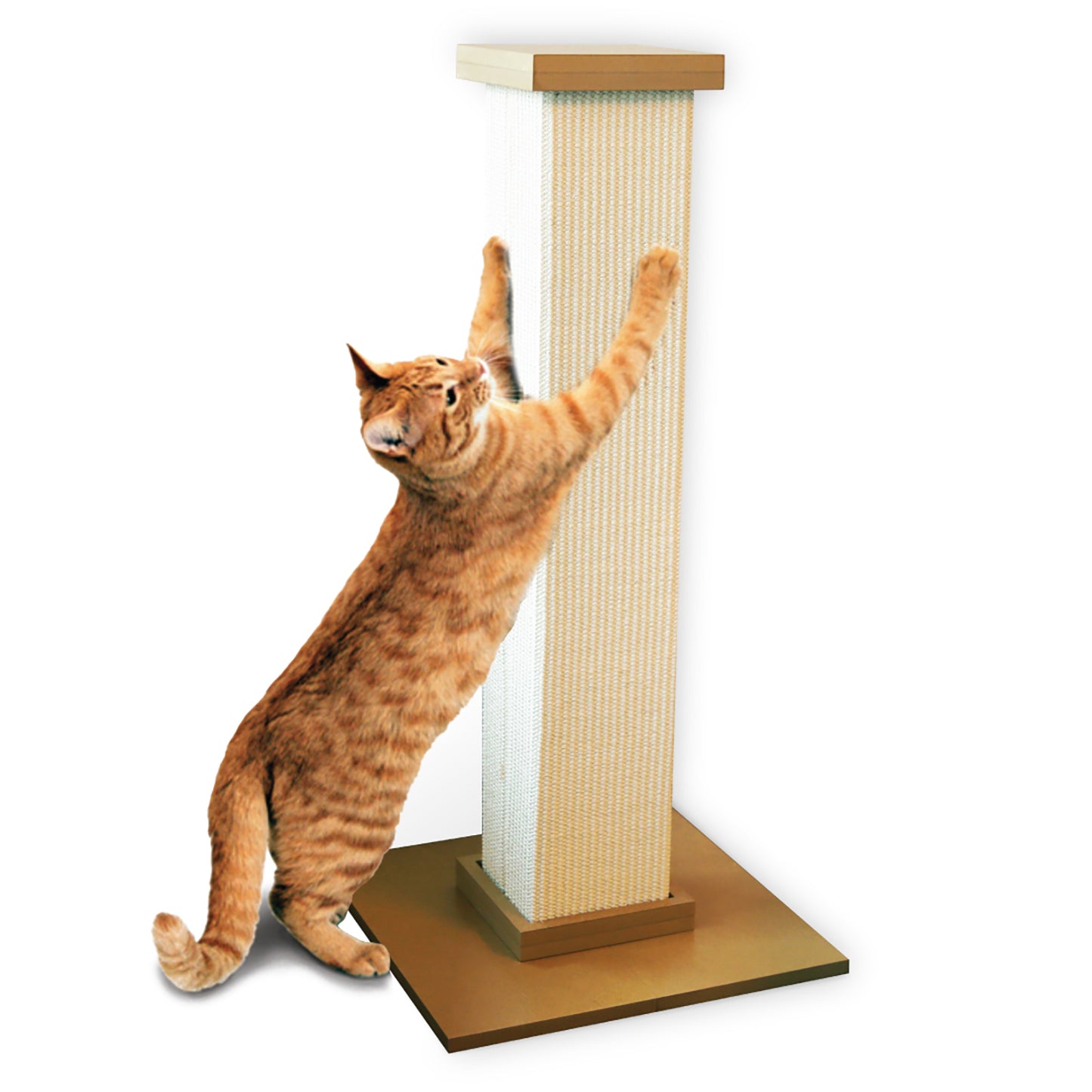 SmartCat Ultimate Heavy-Duty Sisal Cat Scratch Post (Grey)