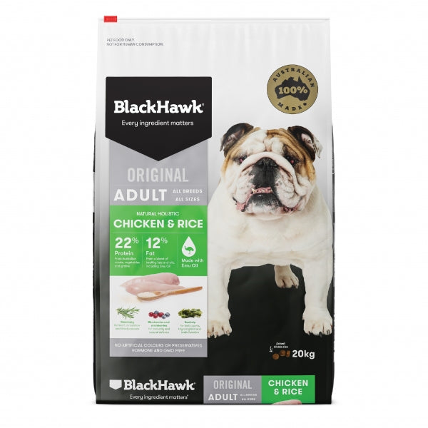 Black Hawk Adult Dog Chicken & Rice (20kg)