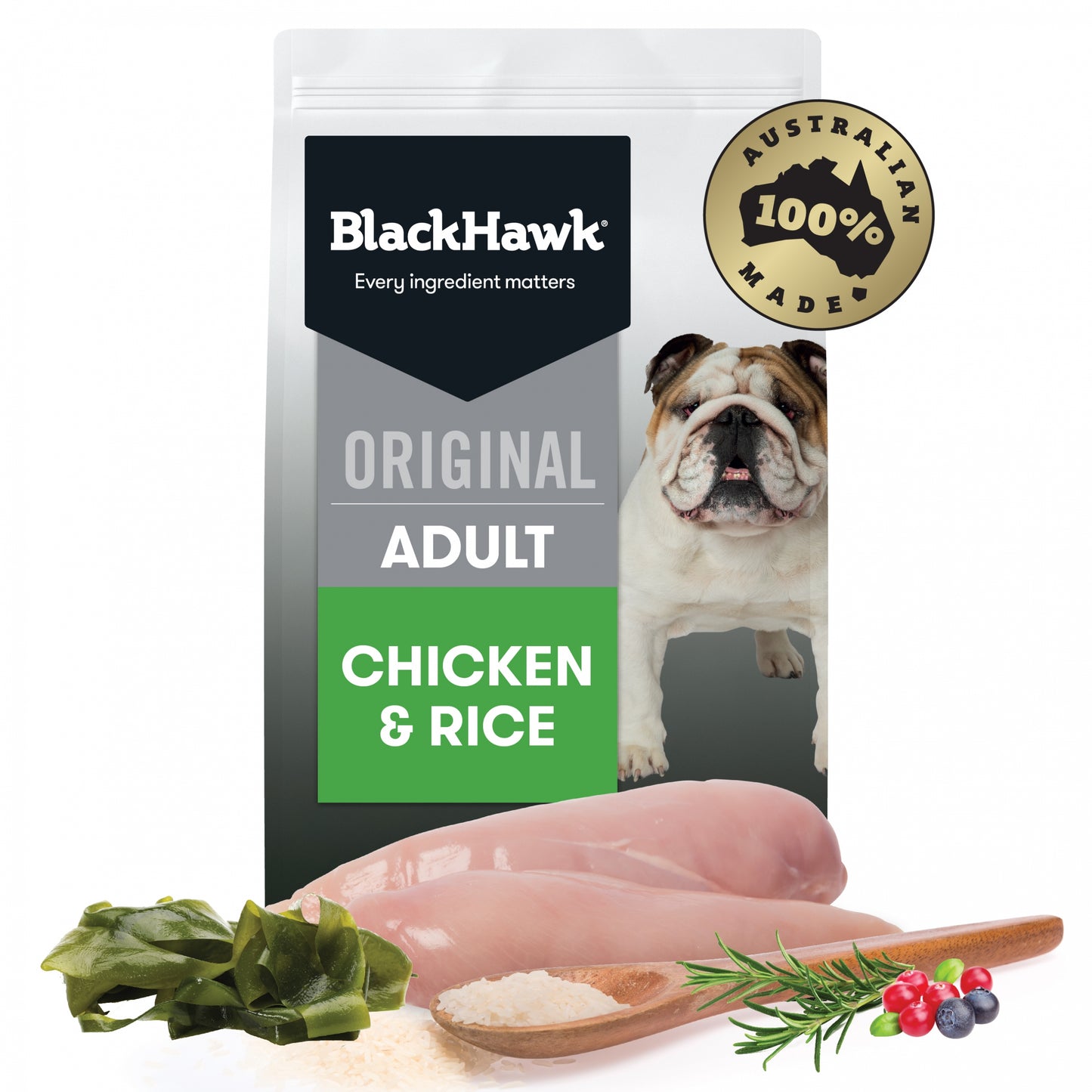 Black Hawk Adult Dog Chicken & Rice (20kg)