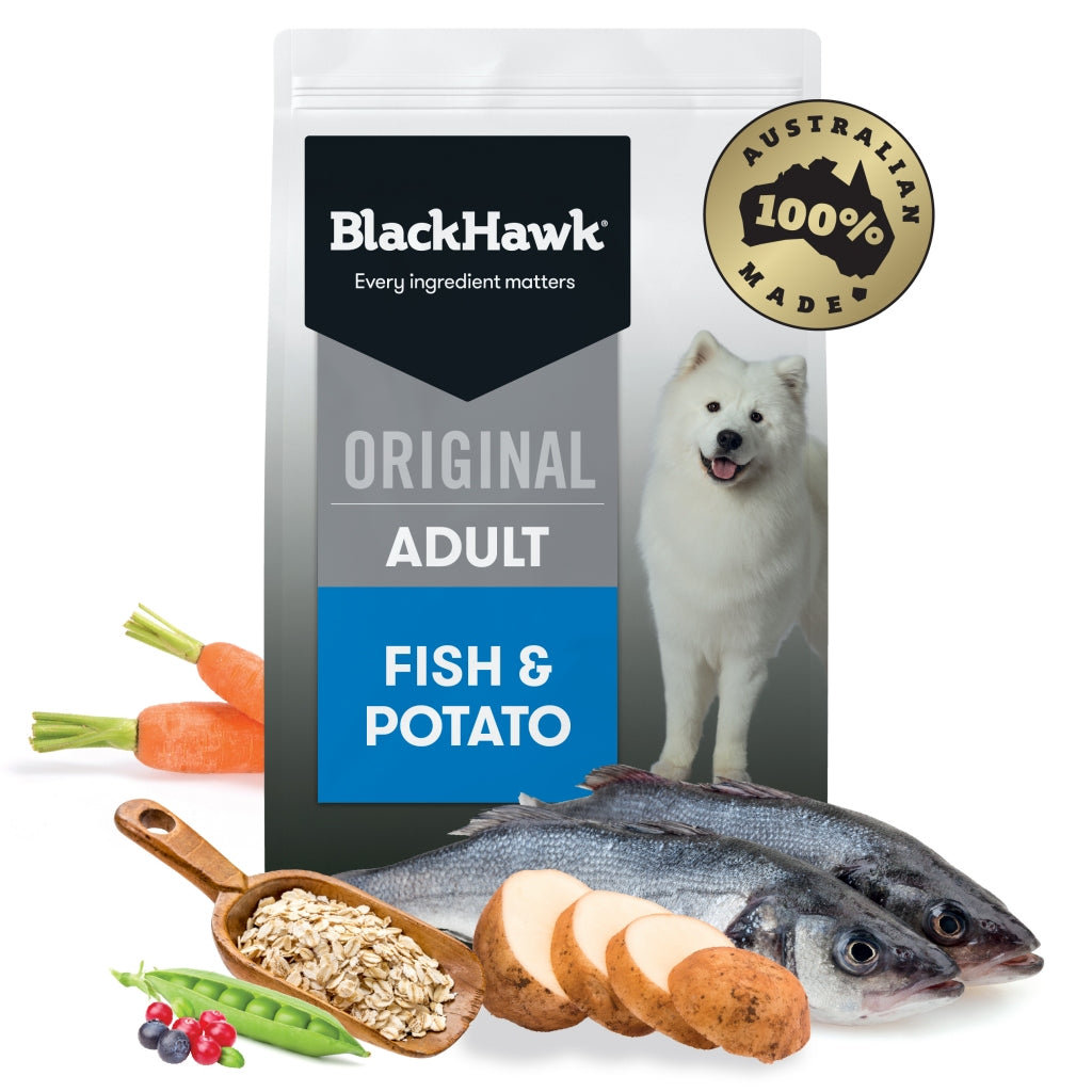 Black Hawk Adult Dog Fish & Potato