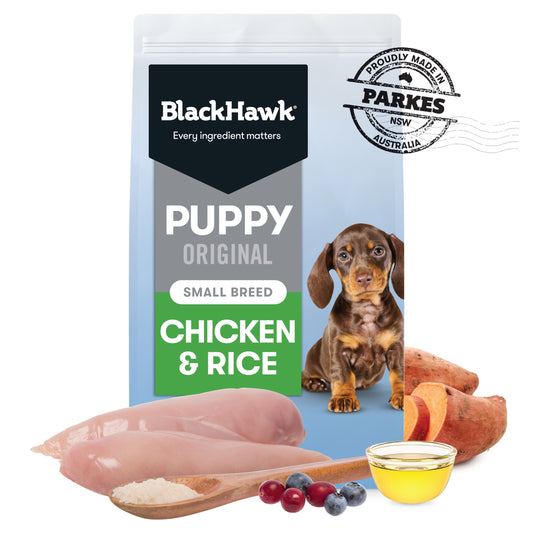 Black Hawk Puppy Small Breed Chicken & Rice (10kg)