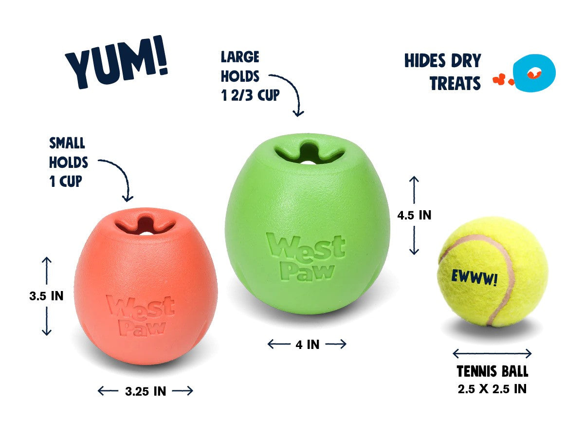 West Paw Rumbl Treat Dispensing Dog Toy