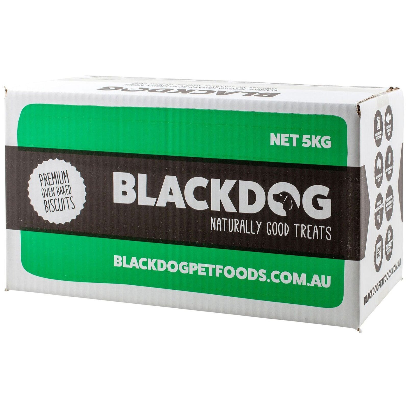 Black Dog Oven Baked Biscuits Double Cheese & Bacon (5kg Box)