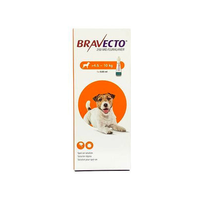 Bravecto Spot-on Flea & Tick Treatment for Dogs 4.5 - 10kg - Protection up to 6 Months