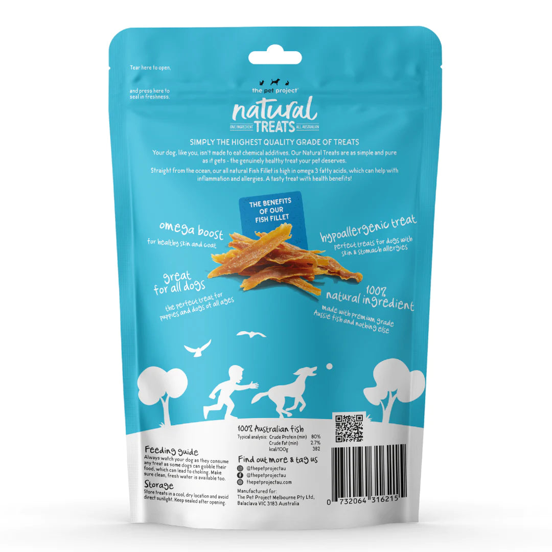 The Pet Project Natural Treats Fish Fillet (100g)