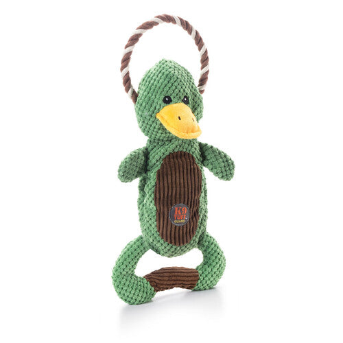 Charming Pet Scrunch Bunch & Squeak Dog Toy - Duck