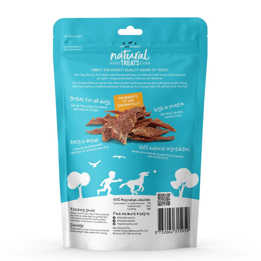 The Pet Project Natural Treats Chicken Fillet (100g)